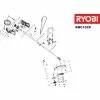 Ryobi RBC1020 Type No: 5133001246 SPRING 5131029096 Spare Part